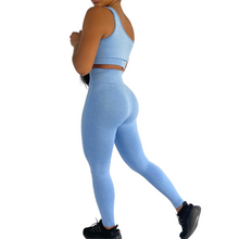 Load image into Gallery viewer, Blue One Shoulder Two Piece Set