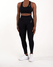 Load image into Gallery viewer, Black Flex Two Piece Set