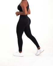 Load image into Gallery viewer, Black Flex Two Piece Set