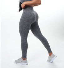 Load image into Gallery viewer, Shadow Gray Seamless Leggings