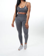 Load image into Gallery viewer, Shadow Gray Seamless Sports Bra