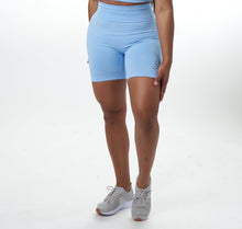 Load image into Gallery viewer, Sky Blue Seamless Shorts