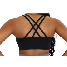 Load image into Gallery viewer, Black Reveal Sports Bra