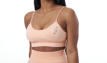 Load image into Gallery viewer, Peach Orange Seamless Sports Bra
