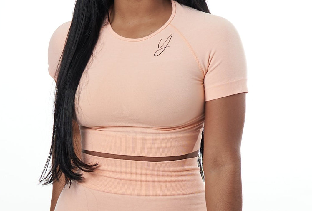 Peach Orange Seamless Top